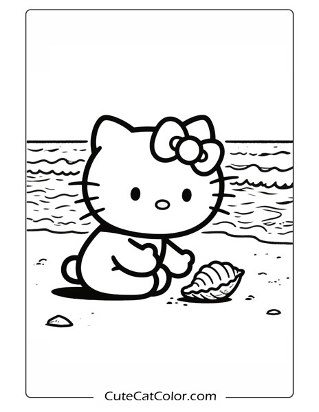 hello kitty printable coloring pages