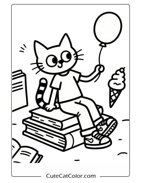 Pete Hhe Cat Free Coloring Pages
