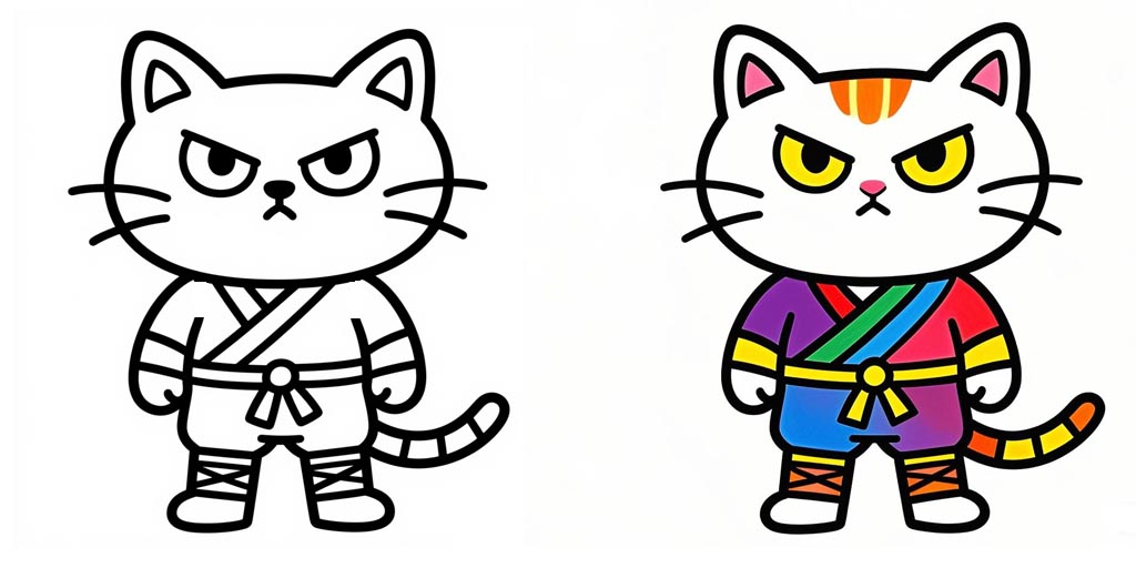 Warrior Cat Coloring Pages
